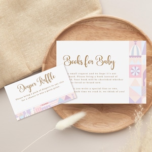 Es ist eine kleine Welt-Baby-Dusche-Bücher für Baby Karte, Windel Lotte, Disneyland-Baby-Dusche, digital, druckbar