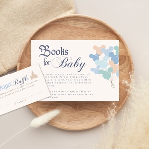 Glücklichste Babyparty auf Erden Bücher für Baby Karte, Windel Los, Disneyland Babyparty, digital, druckbar