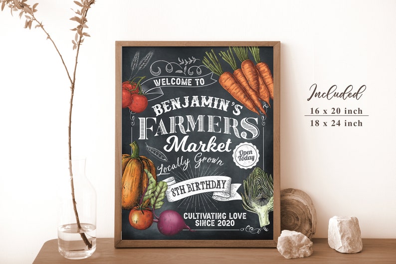 Printable Farmers Market Welcome Sign Perfect for Any Farm - Etsy