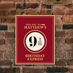 Wizard Party Sign, Magical Party Decoration, Perfect for any birthday party or event, Digital file
