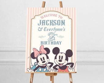 BANNER STRISCIONE Compleanno - Minnie Topolina - CON NOME Ed Età - Foto 6