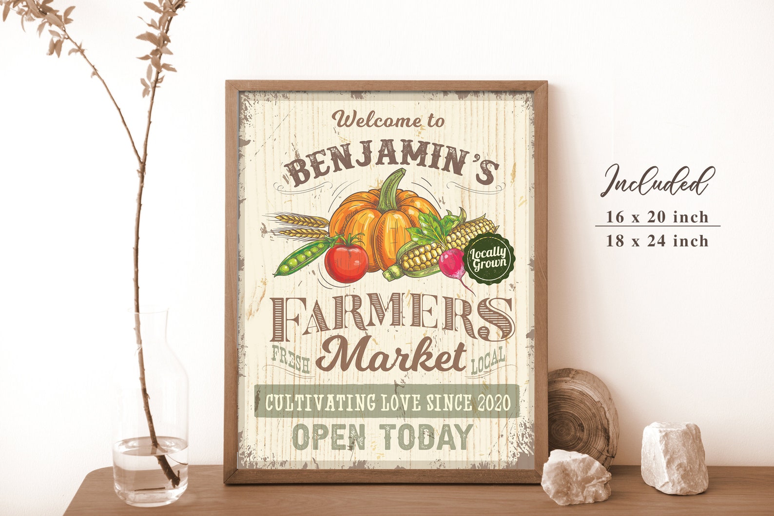 Printable Farmers Market Welcome Sign, Perfect for Any Farm Theme ...