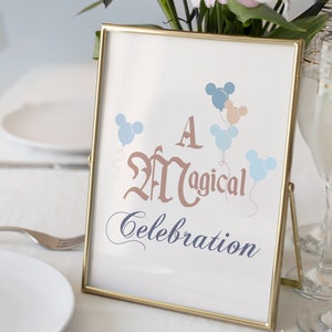 Printable Disneyland Birthday Sign, Happiest Birthday On Earth, Mickey Birthday, Disneyland Party Decoration, Digital file
