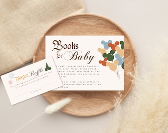 Böcker om den lyckligaste babyshowern på jorden för babykort, lott till blöjlotteriet, Disneyland babyshower, digitalt, utskrivbart