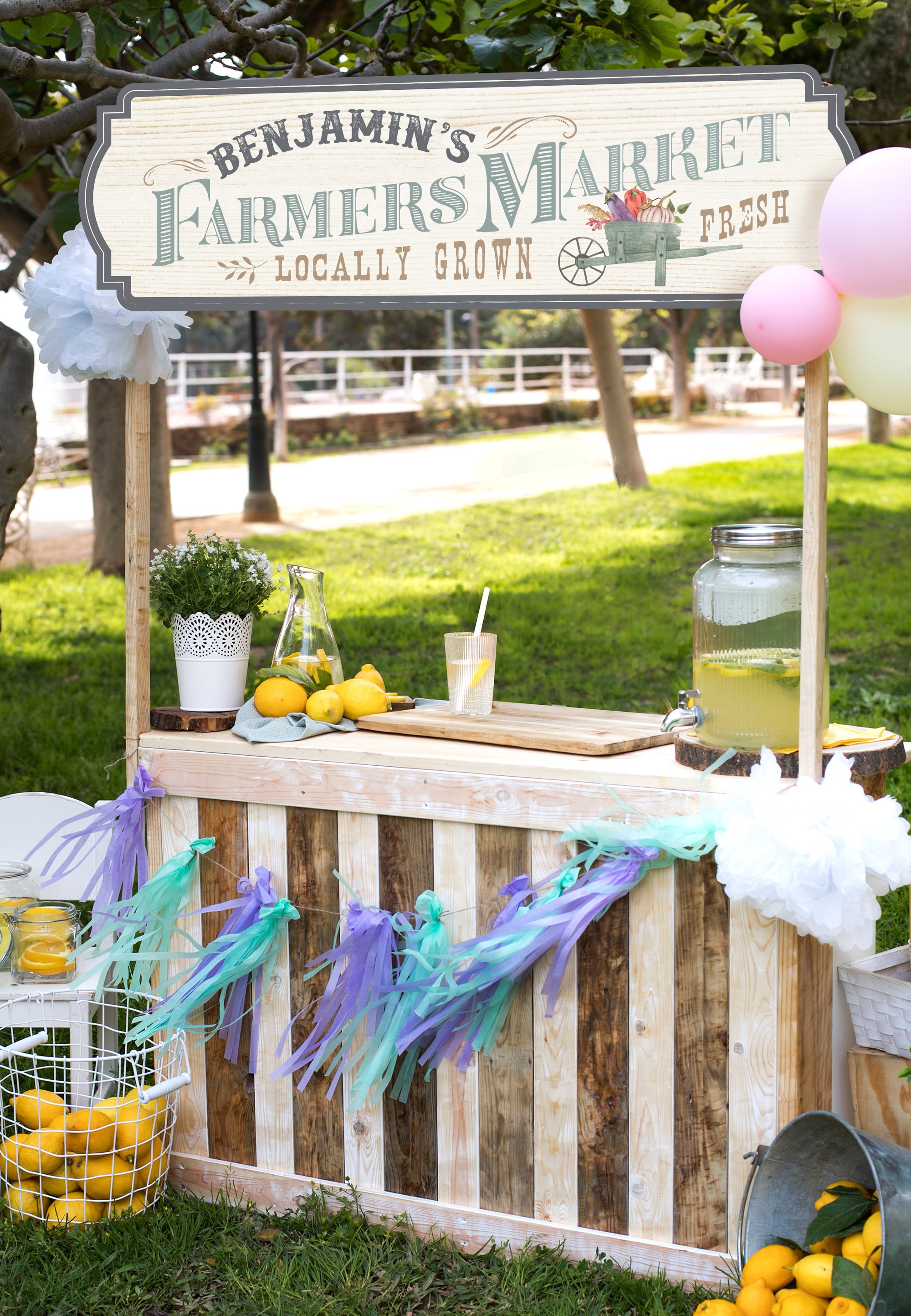 Printable Farmers Market Sign, Perfect for Any Farm Theme Birthday ...