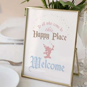Printable Disneyland Birthday Sign, Happiest Birthday On Earth, Mickey Birthday, Disneyland Party Decoration, Digital file