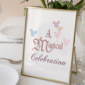 Printable Disneyland Birthday Sign, Happiest Birthday On Earth, Mickey Birthday, Disneyland Party Decoration, Digital file