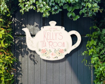 Editable Tea Room Sign, Tea Party Sign, Tea Party Decor, Perfect for any birthday party or event, Digital file