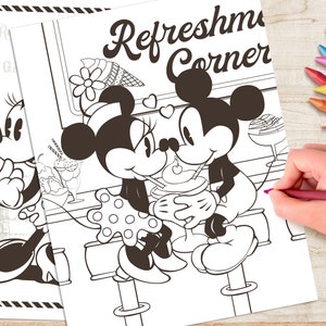 graffiti mickey mouse coloring pages