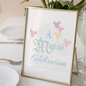 Printable Disneyland Birthday Sign, Happiest Birthday On Earth, Mickey Birthday, Disneyland Party Decoration, Digital file