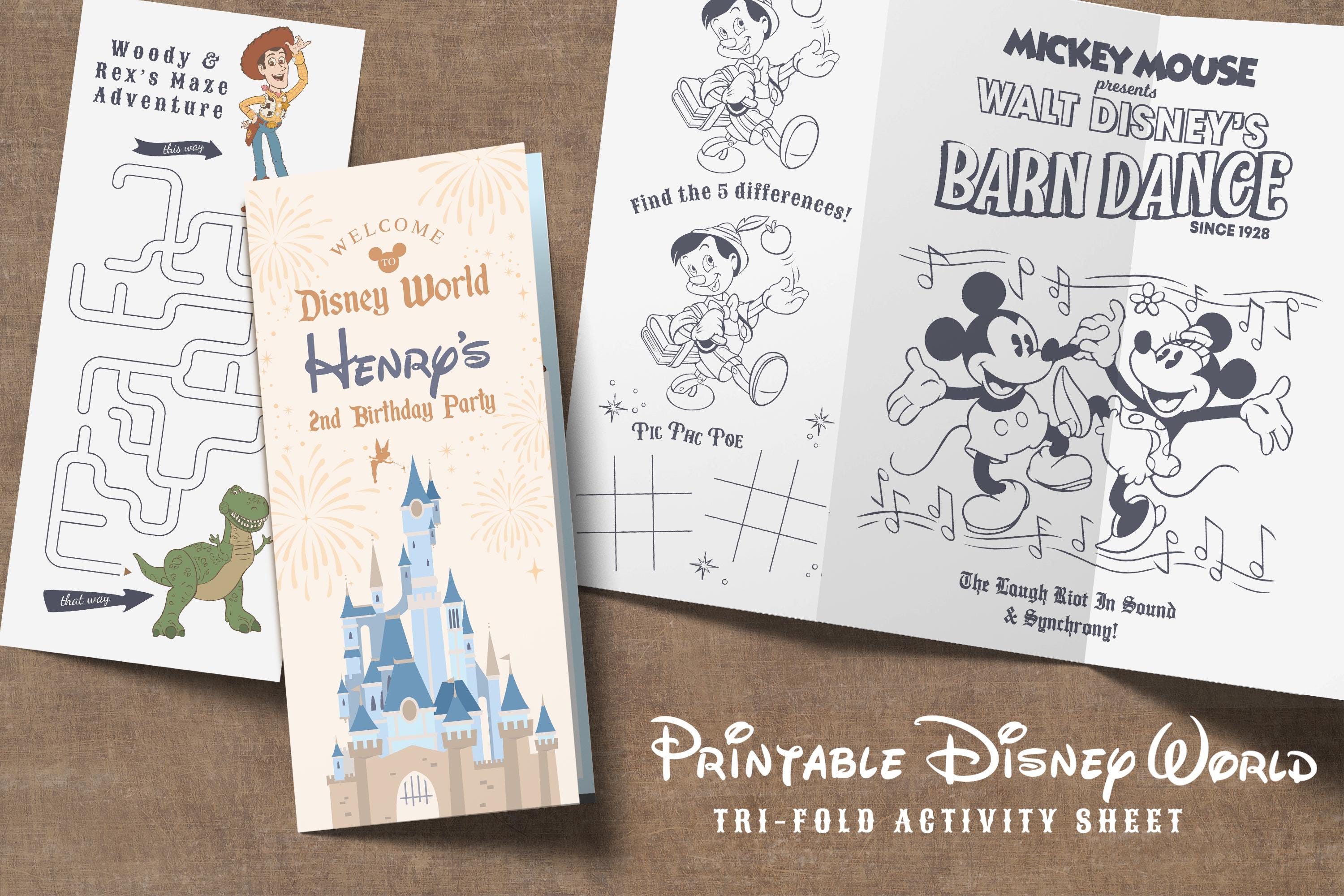 Bioblocks Activity Disney Printable Disney World Activity Sheet, Disney World Coloring Page, Kids ...