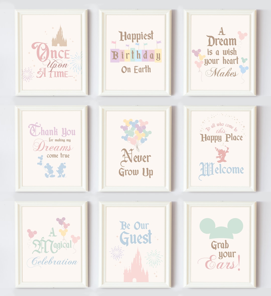Printable Disneyland Birthday Sign, Mickey Birthday, Disneyland Party ...