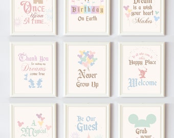 Printable Disneyland Birthday Sign, Mickey Birthday, Disneyland Party Decoration, Digital file