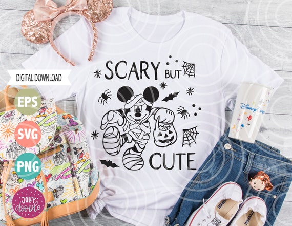 Download Scary But Cute Mickey Mouse Halloween Disney Halloween Svg Etsy