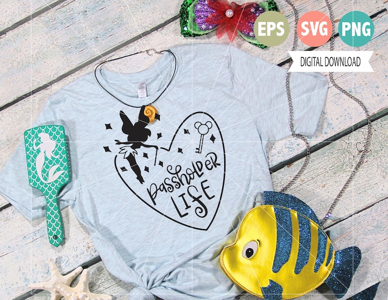 Passholder life Disney SVG Digital download hand drawn cut ...