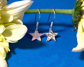 Silver Star Earrings