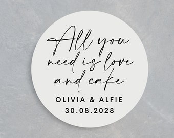 Wedding Cake Stickers Personalised Wedding Stickers | Wedding Cake Favour Stickers | Personalised Wedding Favour Stickers