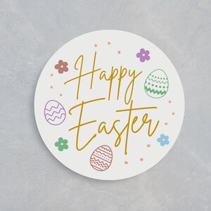 Stickers Joyeuses Pâques | Stickers affaires de Pâques | Stickers chasse aux œufs de Pâques | Mini autocollants de Pâques | Stickers mignons de Pâques | Étiquettes de Pâques