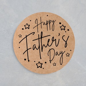 Stickers fête des pères | Cadeaux d'affaires pour la fête des pères | Stickers papa | Stickers marrons | Mini autocollants fête des pères | Stickers fête des pères