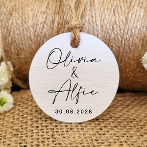 Personalised Wedding Tags | Wedding Name Tags | Wedding Custom Tags | Wedding Favour Tags | Engagement Party Tags | Wedding Favours