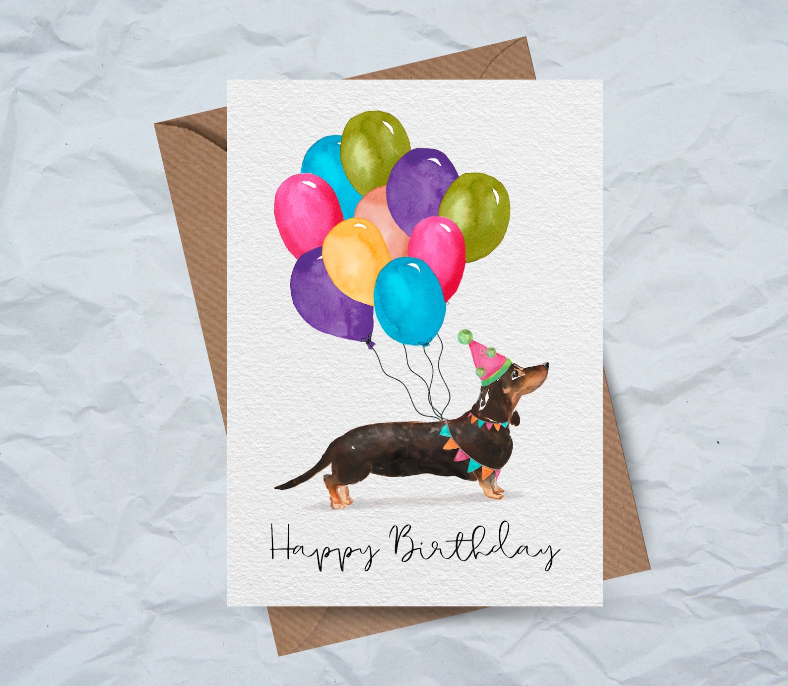 Dachshund Birthday Card Sausage Dog Birthday Card Sausage | Etsy UK