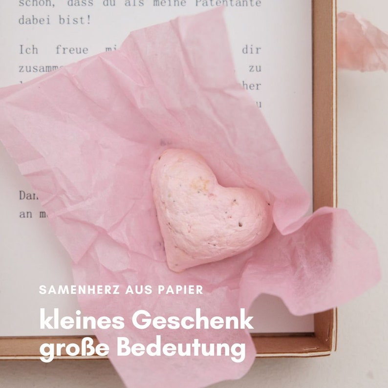 Patenbrief zur Taufe: Geschenkschachtel LENE Definition Patentante/Patenonkel Geschenk Patentante,Taufbrief,Personalisiertes Taufgeschenk Bild 7