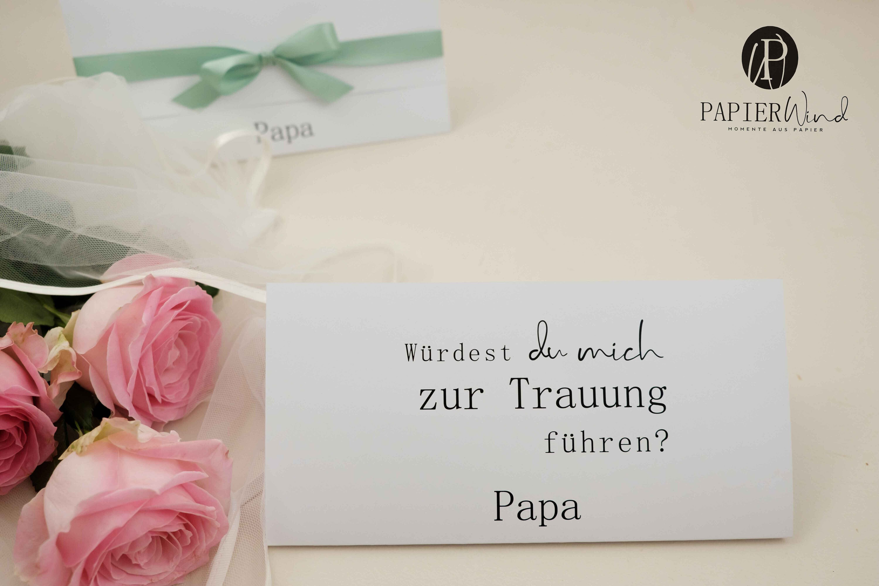 Karte Hochzeit Papa würdest du mich zur Trauung Etsy.de
