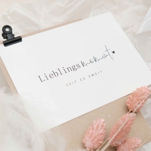 Postkarte "Lieblingsmoment - Zeit zu zweit" | Weihnachten, Weihnachtsgeschenk, Geburtstagsgeschenk,Trauzeugin,Patentante,Geschenk, Gutschein