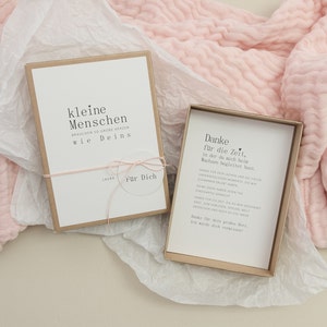 Erzieherin Geschenk Abschied: Geschenkschachtel LENJA Kita | Dankeschön Erzieherin, Kita, Kindergarten, Einschulung, Schulanfang, PapierWind