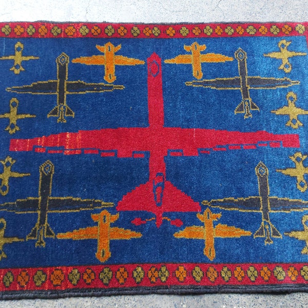 84x65 cm Classic Handmade Afghan carpet Beautifully made wool rug Nomadic Rug Oriental Rug mini rug