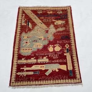 92 x 68 cm Handgewebter Wollteppich Chobi Wollteppich #06