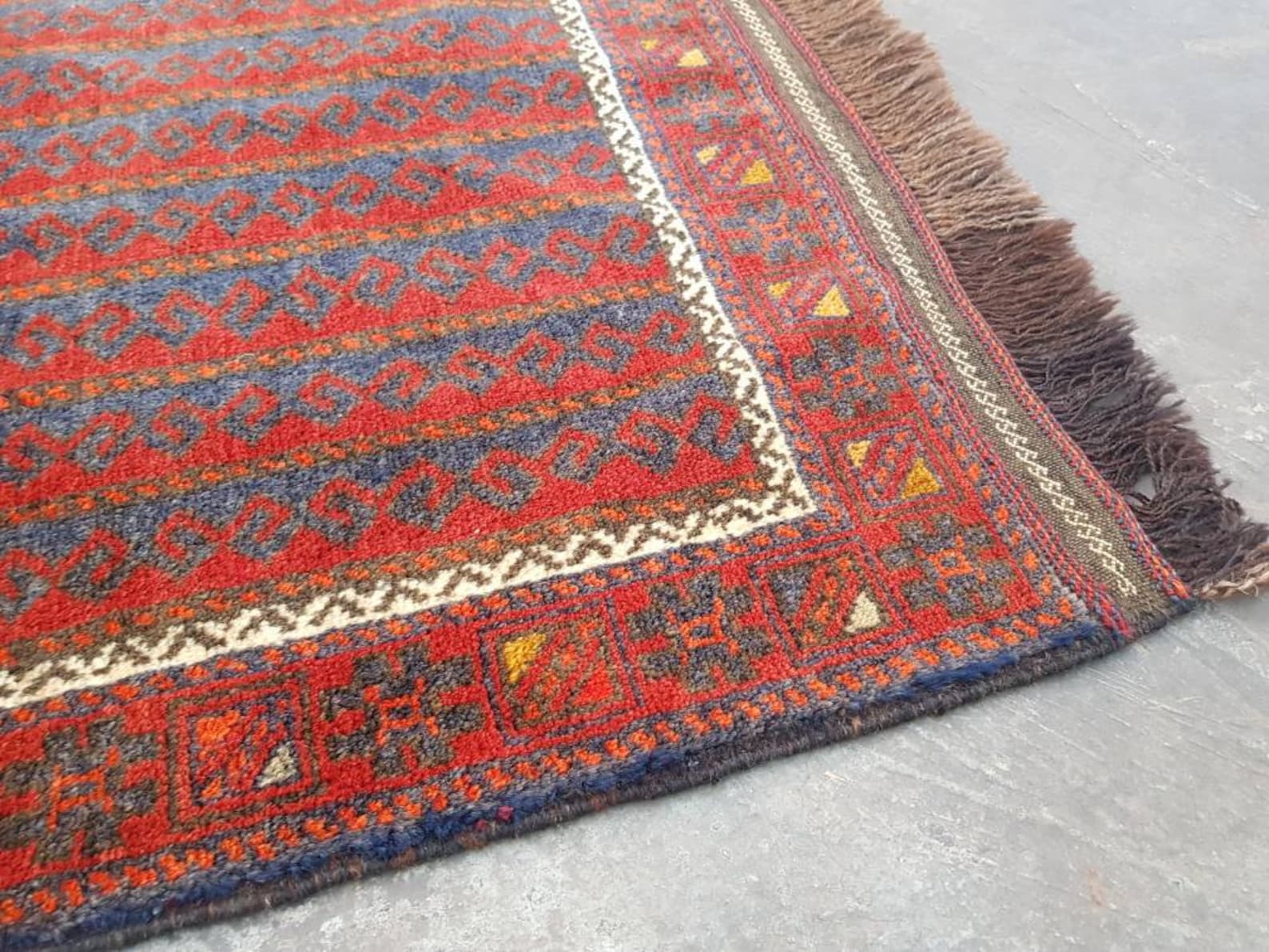 3'52'3 ft Handmade baluch rug best wool Etsy