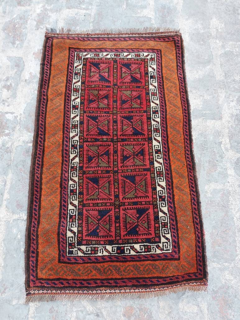 ラグ・カーペット Baluch small rug Baluch Rug - Etsy