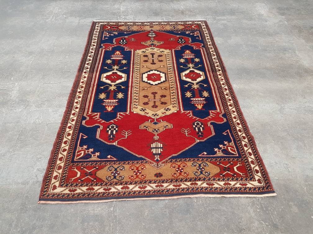 6x4 Ft Handmade Afghan Baluch Rug Nice Tribal Rug Oriental Area