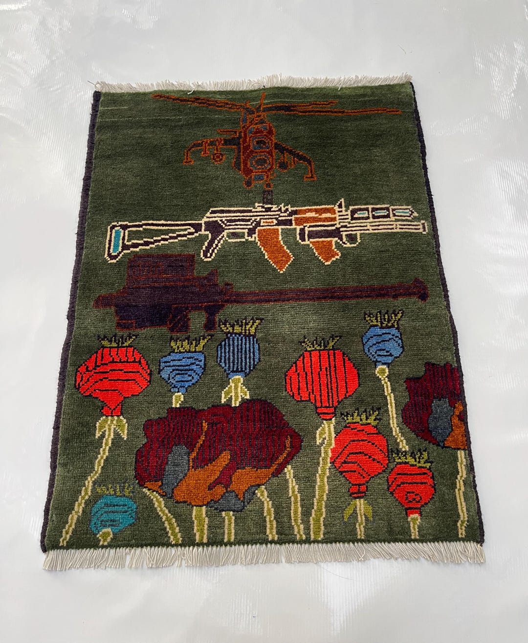Vfw Rugs 79x61 Cm Classic Handmade Afghan War Rug Beautifully Made Wool Rug ...