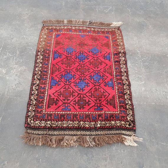 ラグ・カーペット Baluch small rug ラグ・カーペット Baluch small rug Baluch Rug - Etsy