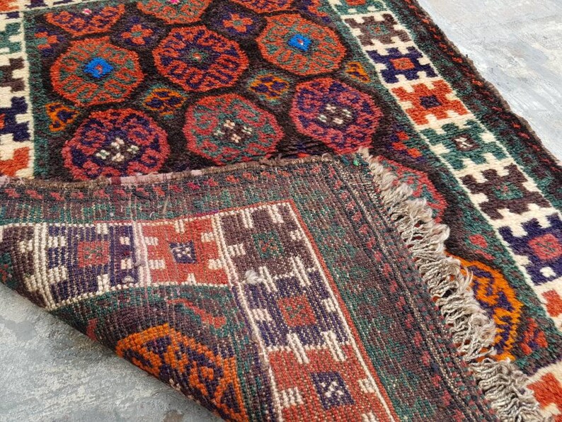 3x2 Ft Handmade Baluch Rug Best Wool Rug Small Oriental Rug Etsy