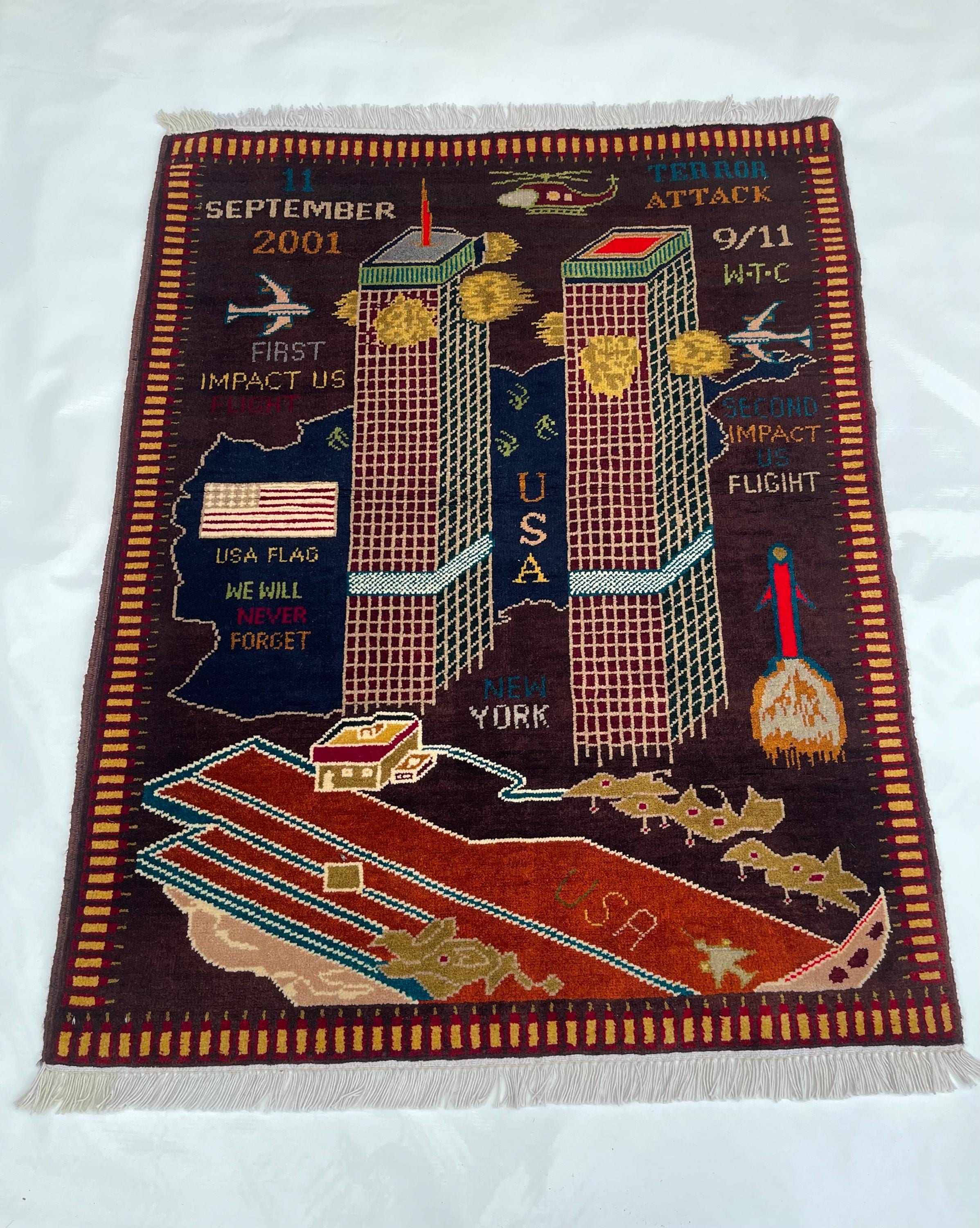 Afghan War Rug 9 / 11