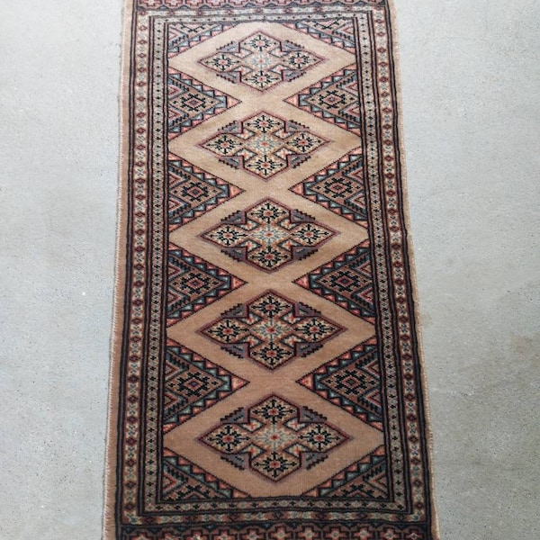 90x45 cm mini runner pakistani rug best quality