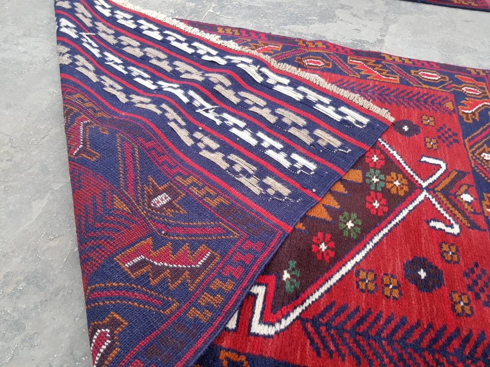Shindand Rug Handmade Afghan Pair Baluch Rug Nice Wool Rug Oriental Area Rug Sarplas ...