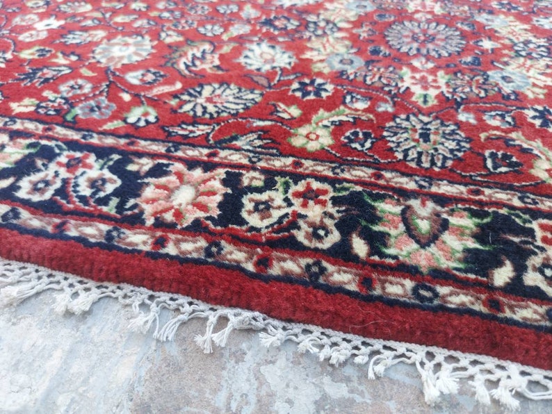 3x2 Feet Nice Wool Rug Area Rug Vintage Oval Rug Best Quality Indian ...