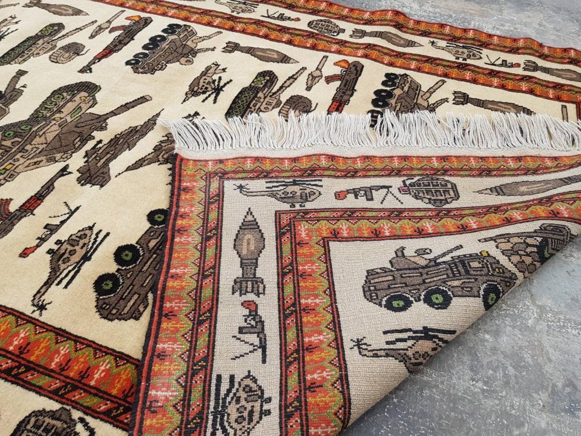 6'74'1 ft Handmade Afghan baluch war rug Etsy