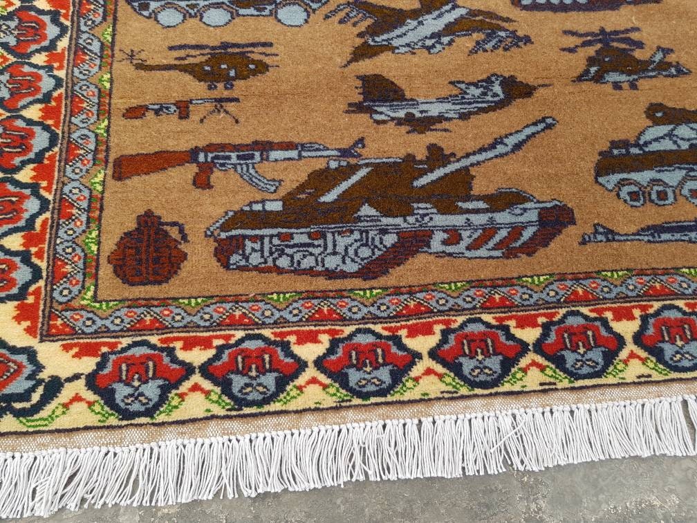 3x2 ft Handmade Afghan baluch war rug wool rug oriental war Etsy