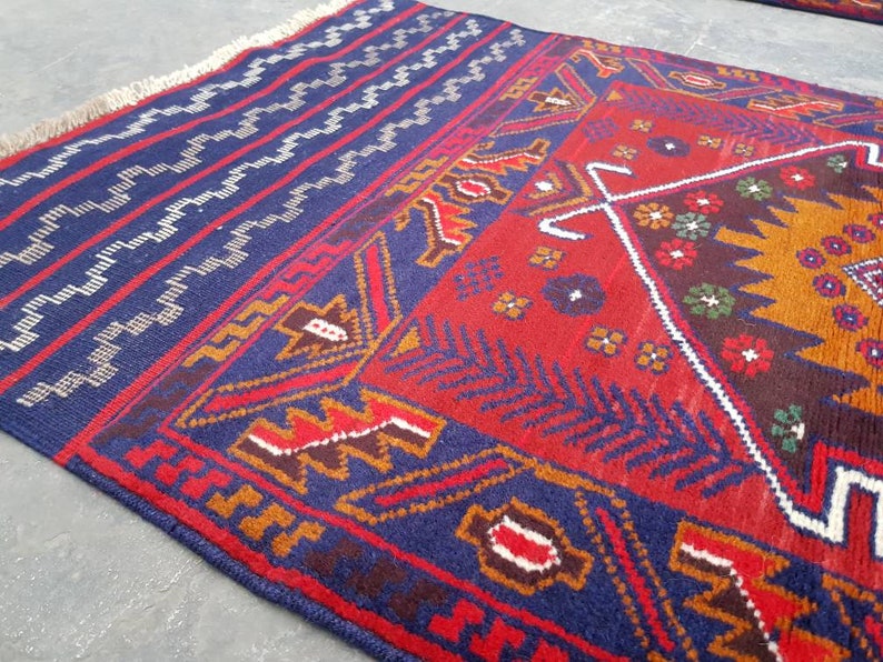 Shindand Rug Handmade Afghan Pair Baluch Rug Nice Wool Rug Oriental Area Rug Sarplas ...