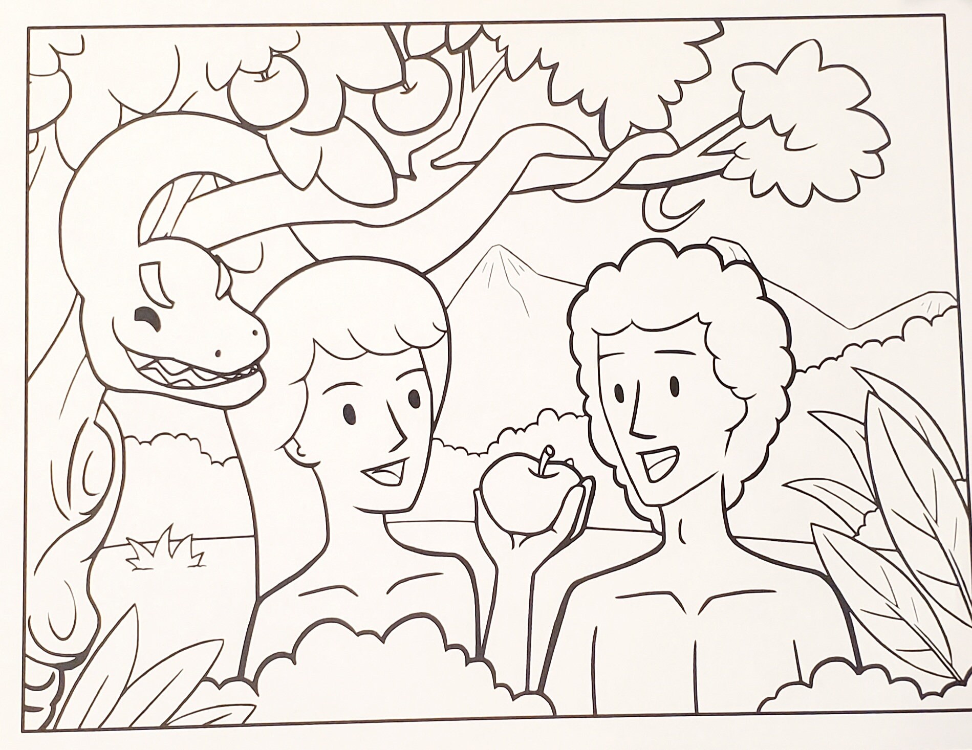Bible Story Coloring Pages--100! - Etsy