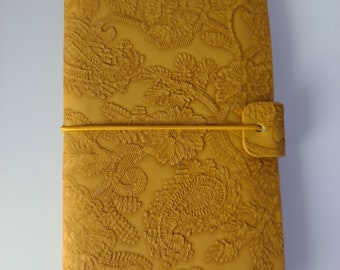 Travelers Notebook Floral gelb