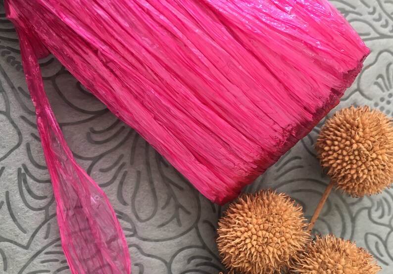 Natural Italian Raffia 100 Viscose Natural Raffia Yarn Straw Yarn Raffia Shine Pearl Finish