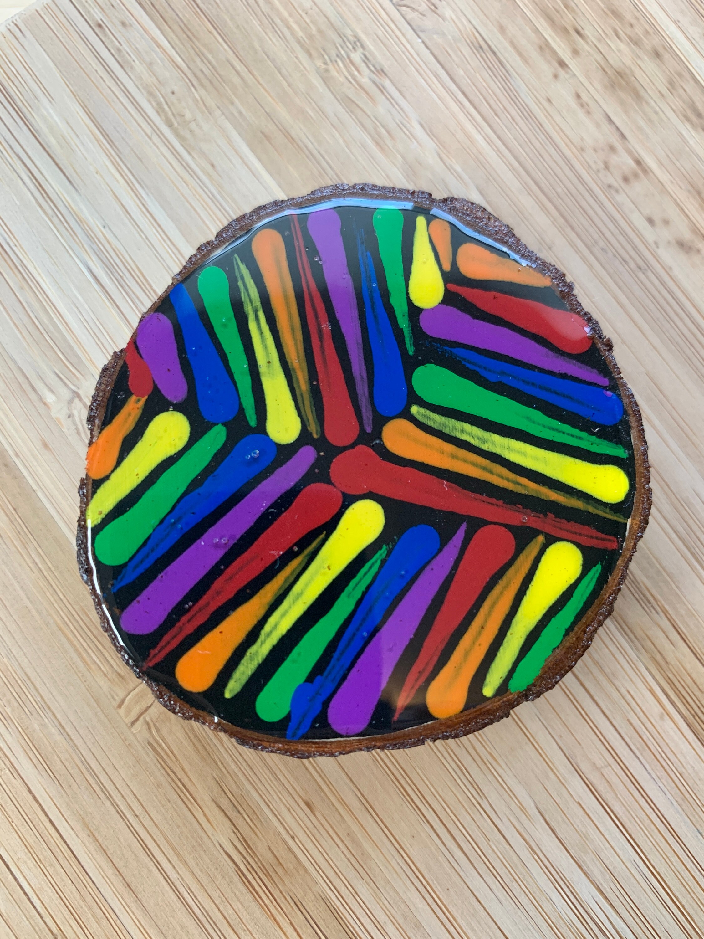 CRAZY STRONG Wooden Circle Magnets, Painted White Modern Style,  Refrigerator Magnets, Home or Office Magnetic Board Organizer, 1.5 Diameter  