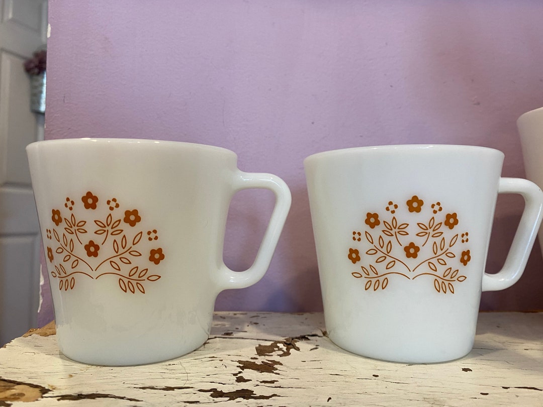 Pyrex Mugs Set of 2 Vintage Pyrex Summer Impressions Coffee Mugs - Etsy