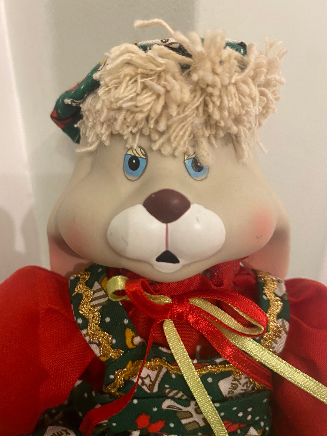 House of Lloyd 1995 Christmas Holiday Porcelain and Plush Etsy